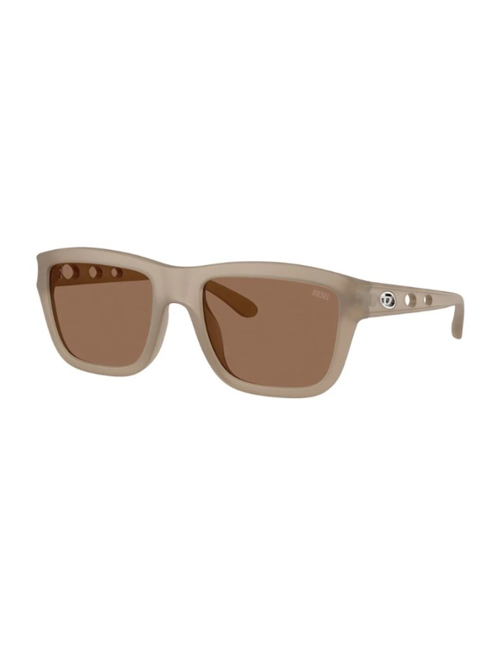 NEW DIESEL DL3006U Eyeglasses Grey Frame / Brown Demo Lenses Unisex